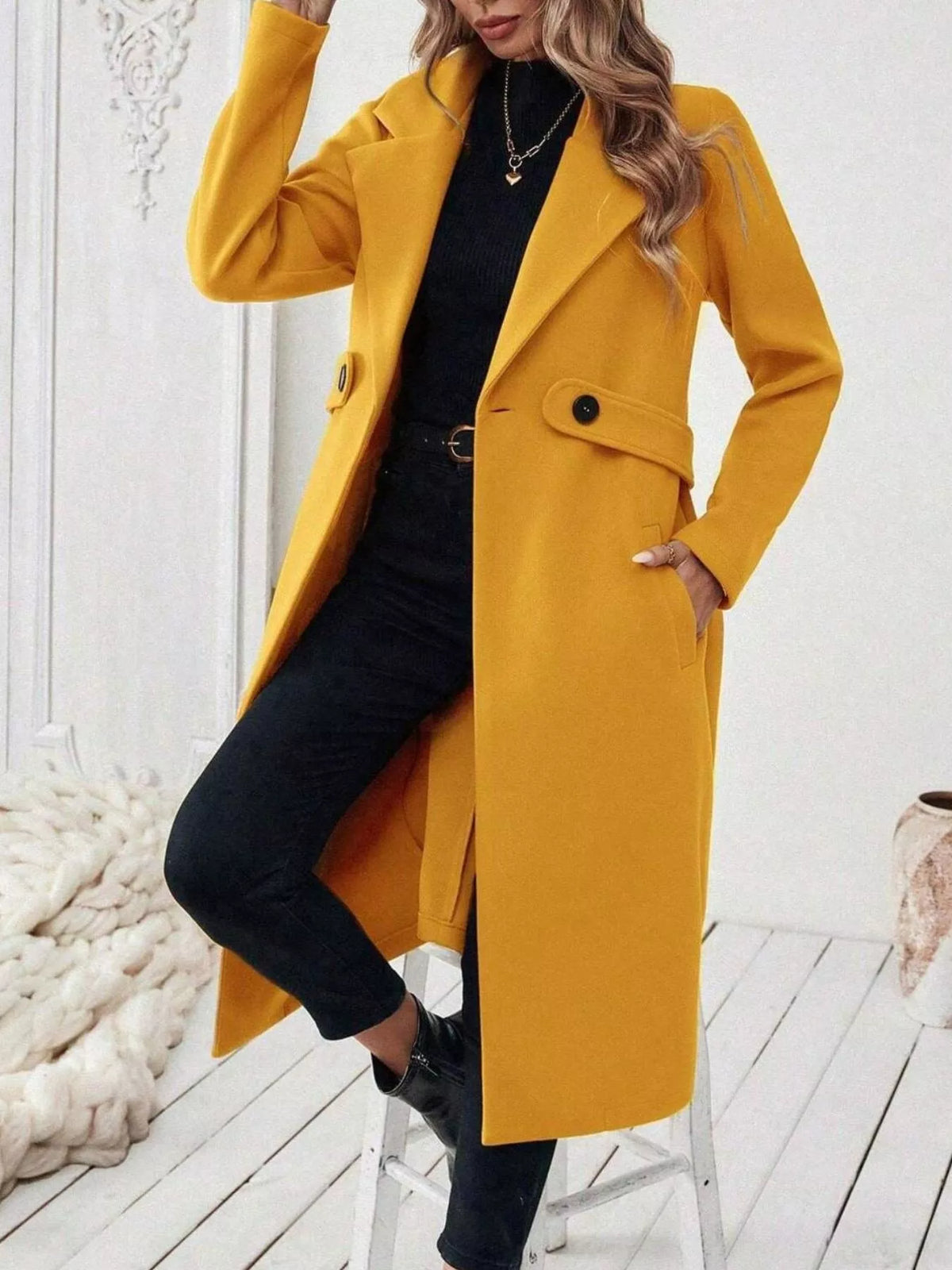 The Essential Single-Button Longline Coat