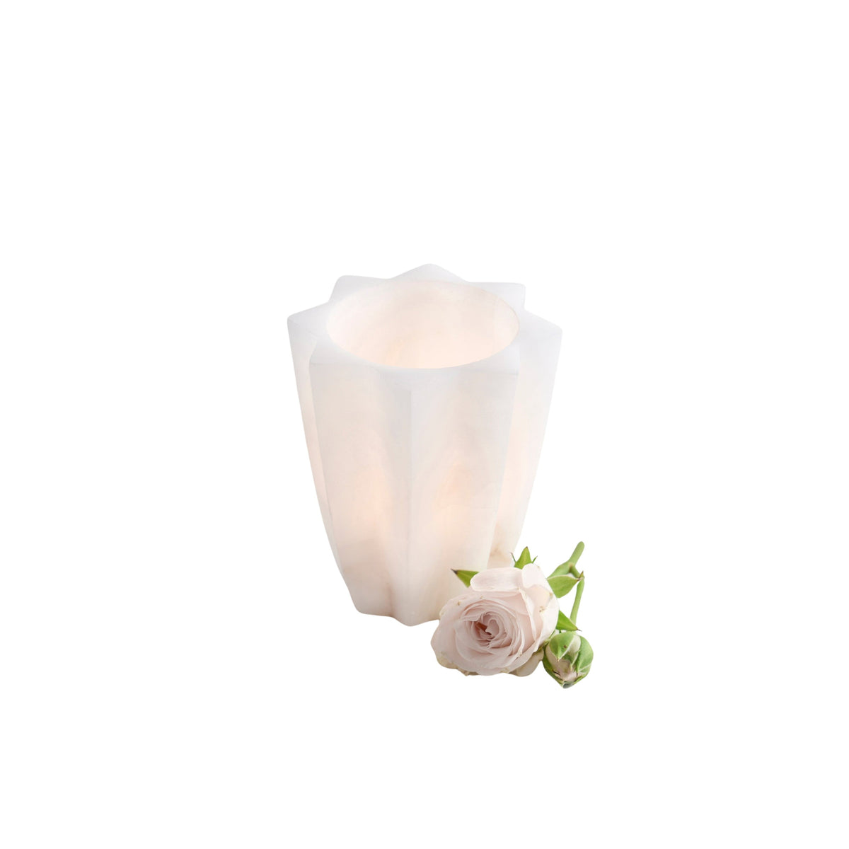 Tara Alabaster Votive Cup