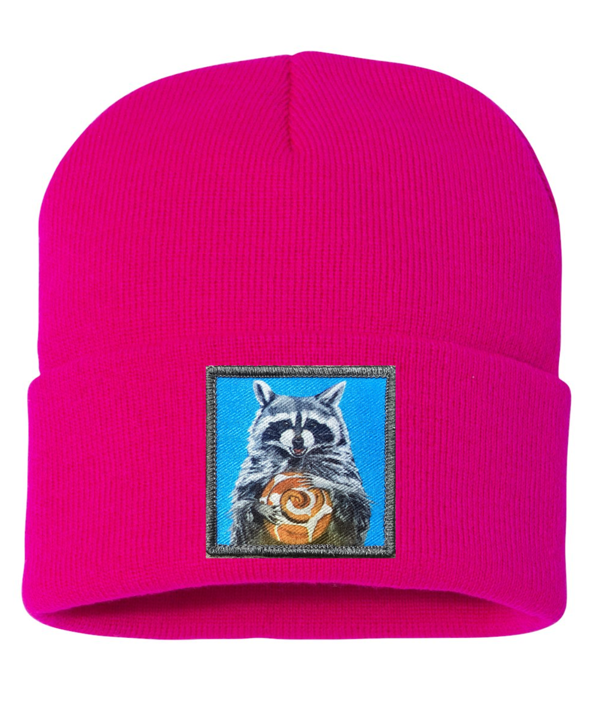 Cinnabun Bandit Raccoon Beanie