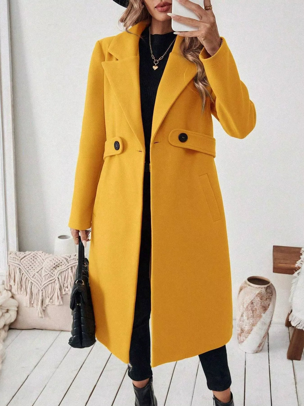 The Essential Single-Button Longline Coat