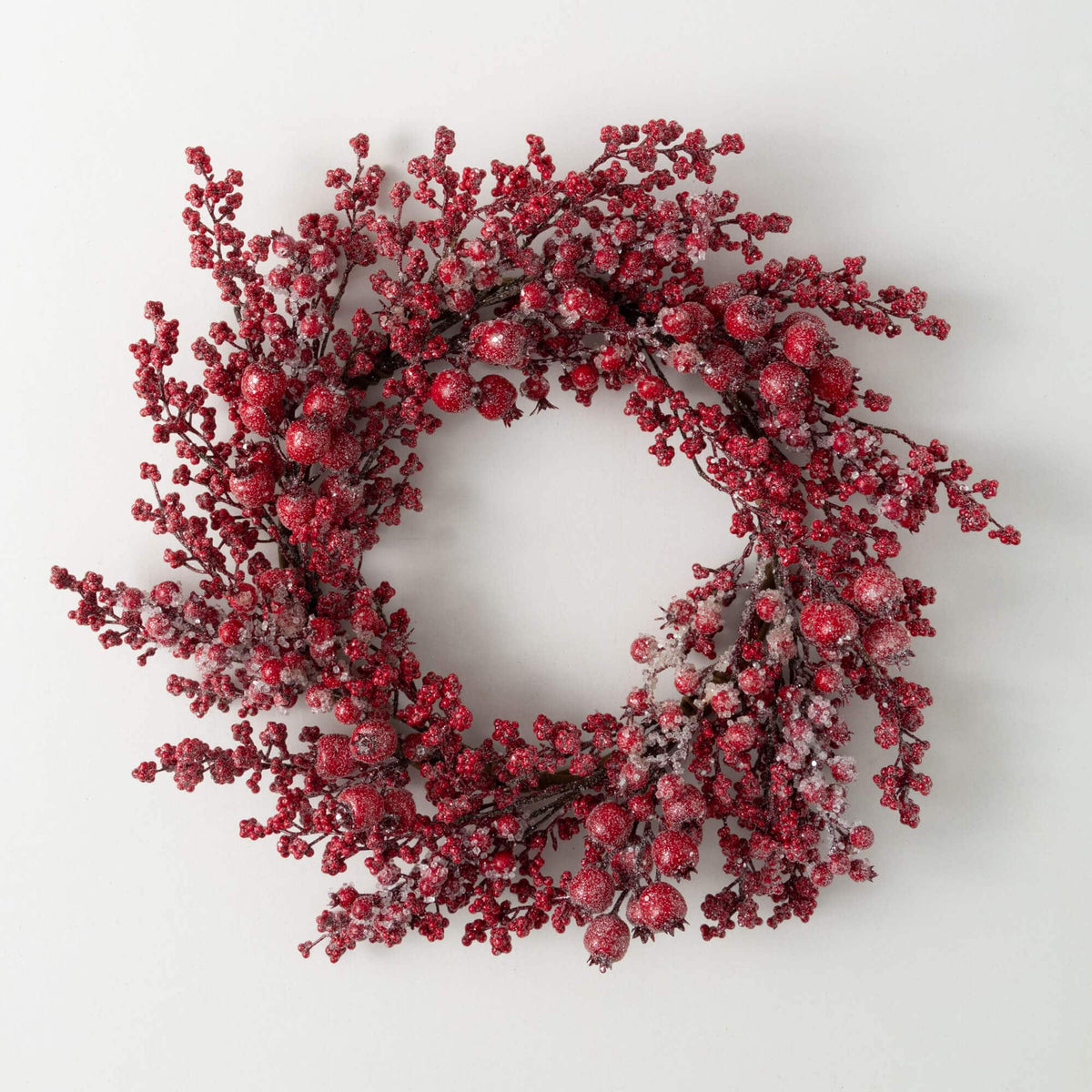 21" Iced Berry Wreath