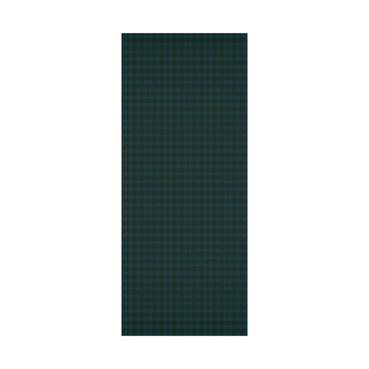 Blue and Green Plaid Wrapping Paper
