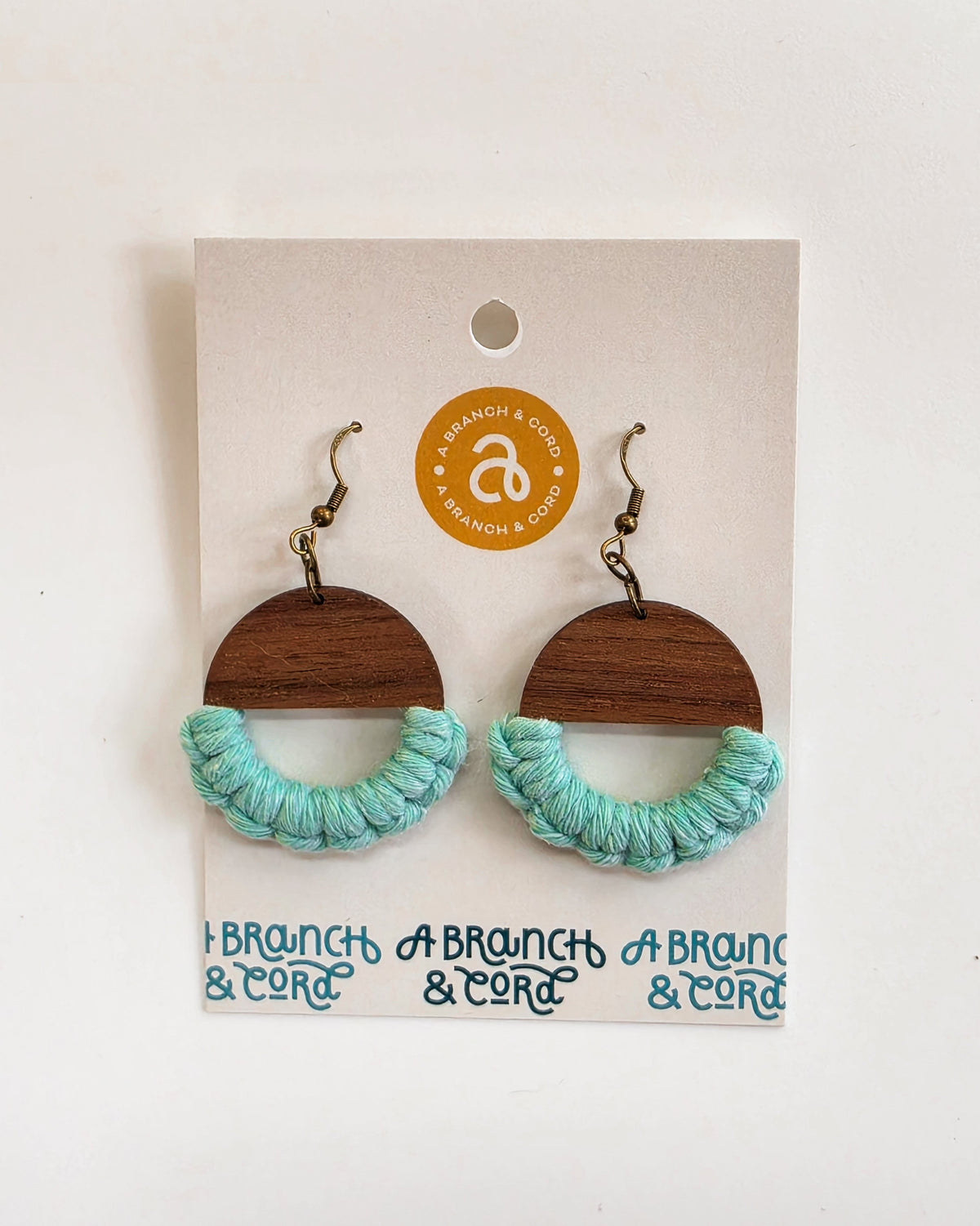 Macrame Knotted Earrings