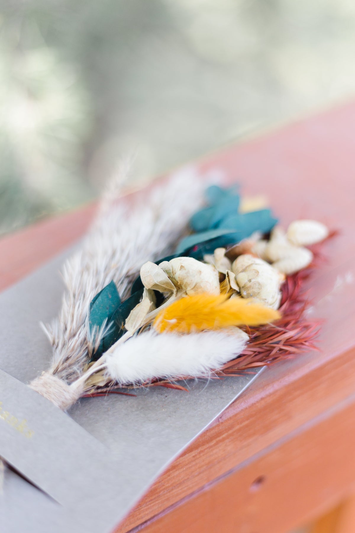 Thinking of You Mini Bouquet Card | Dried Floral Greeting