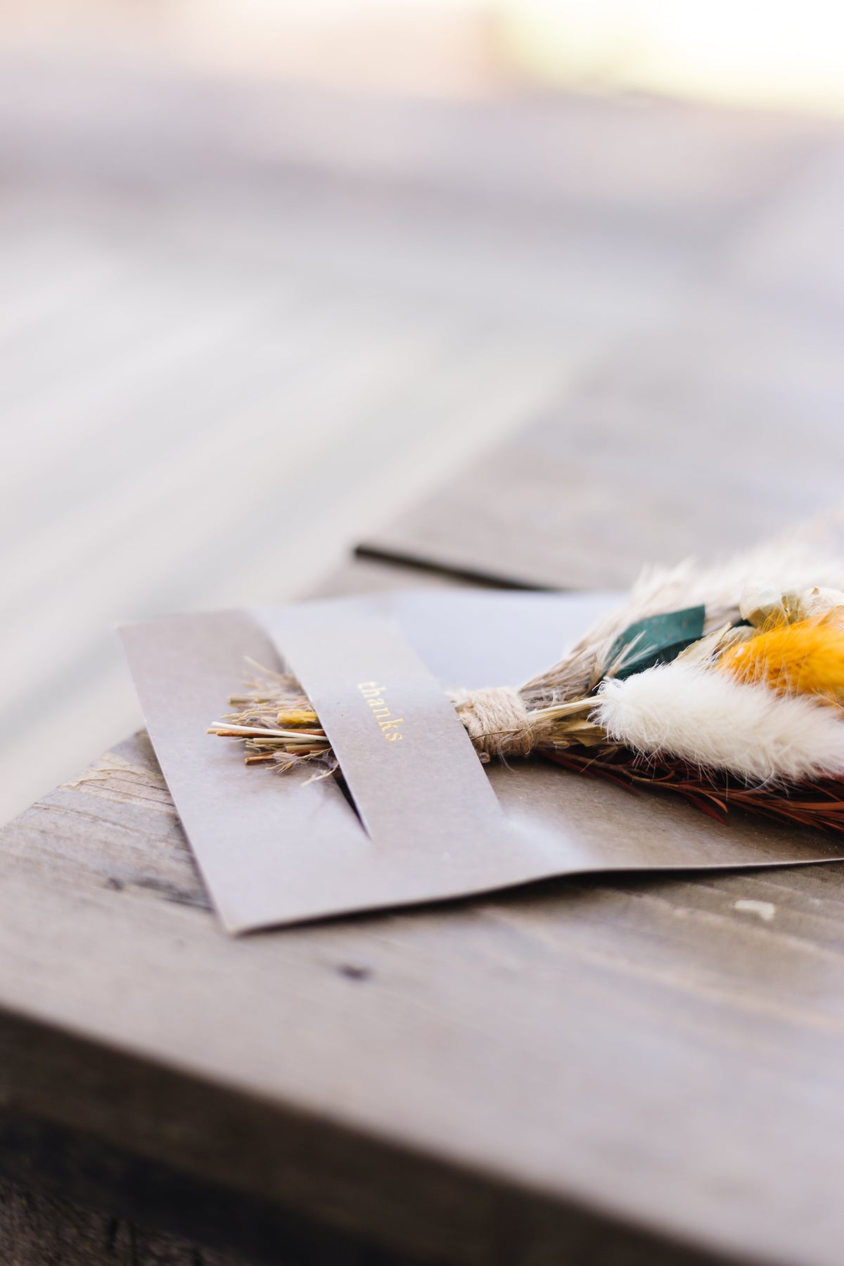 I Love You Mini Bouquet Card | Dried Flower Greeting Card
