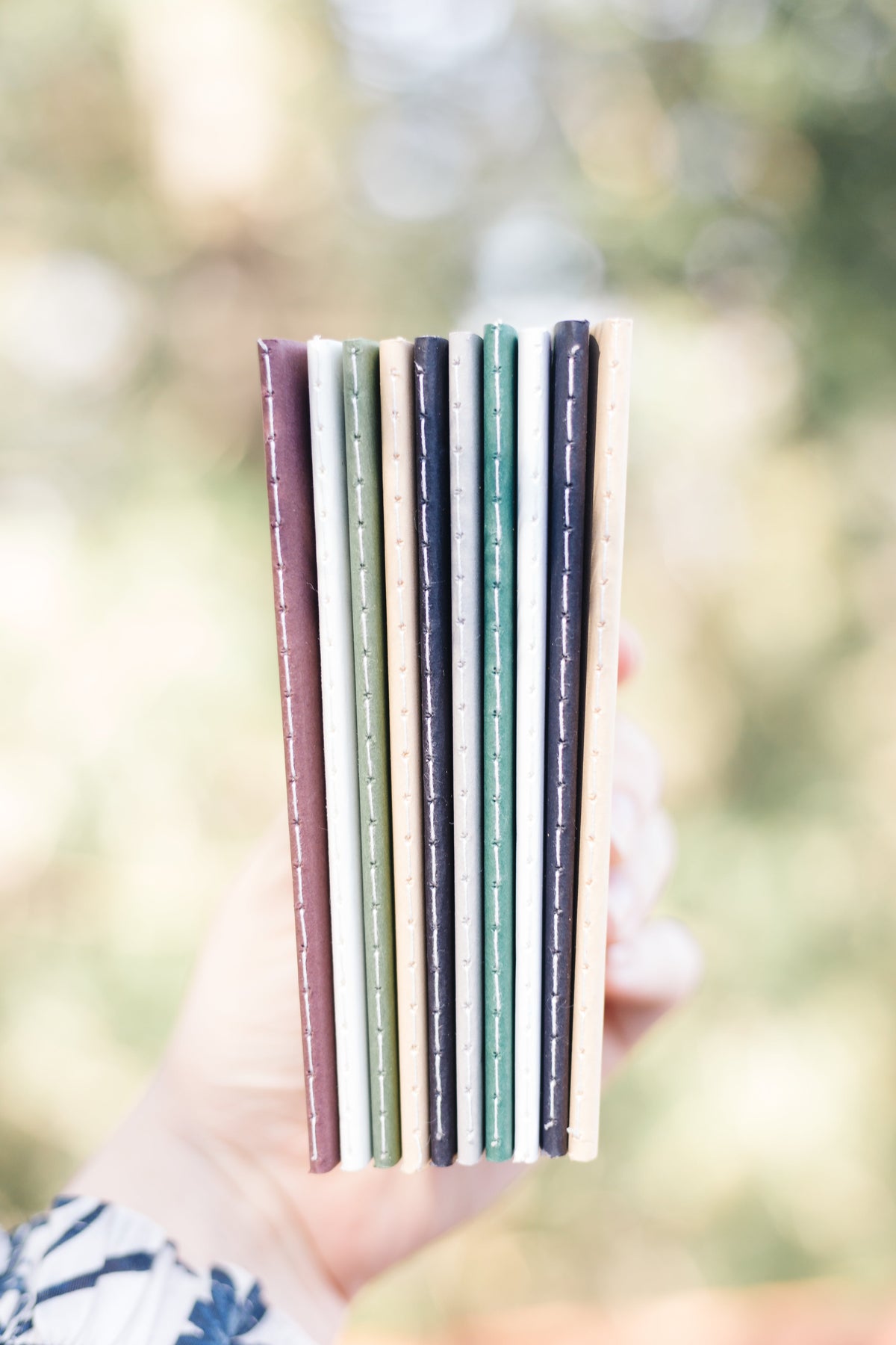 Lab Dog Menagerie Mini Saddle Stitch Notebook. Foil Embossed Blank Book.