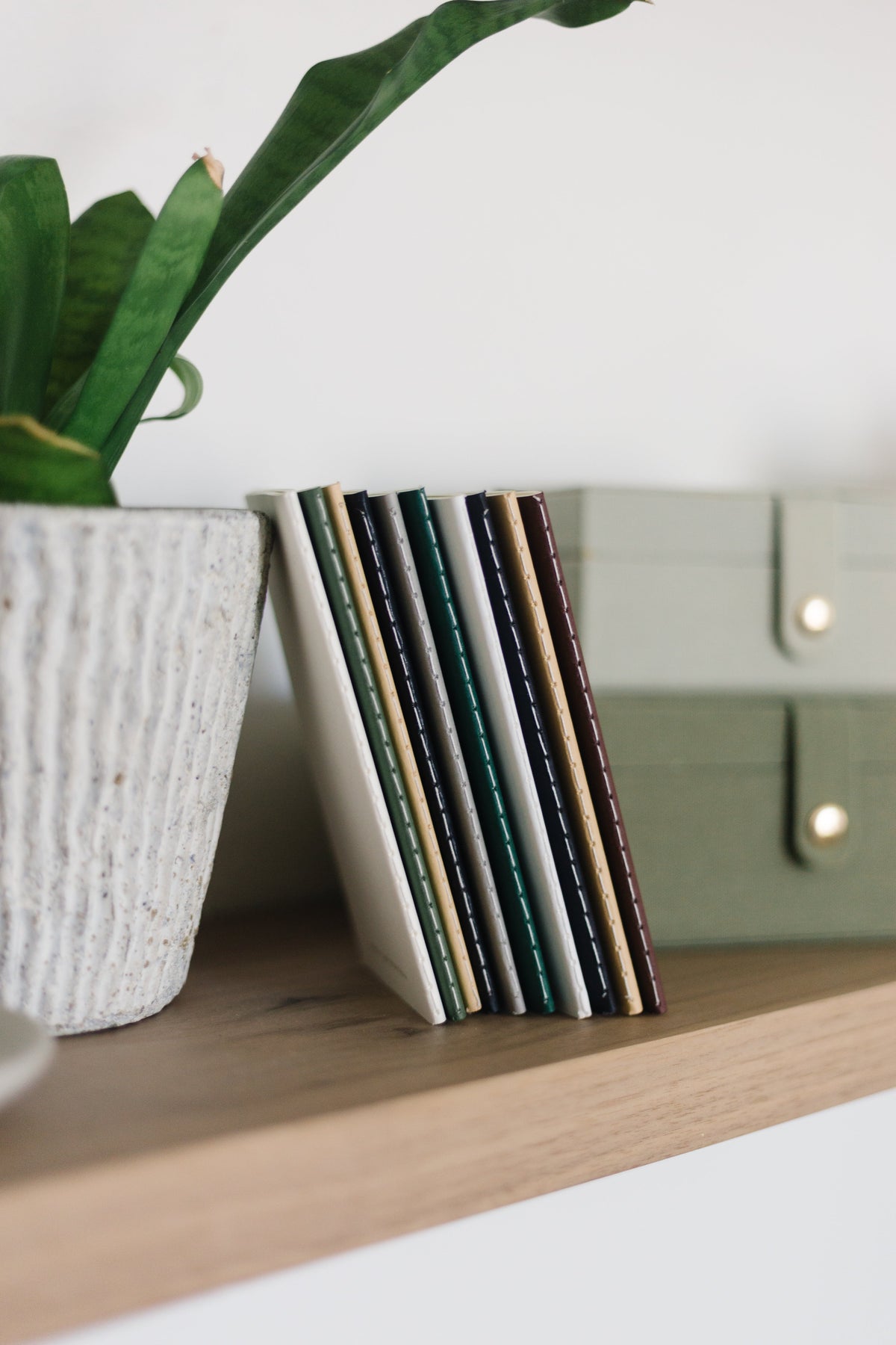 Lab Dog Menagerie Mini Saddle Stitch Notebook. Foil Embossed Blank Book.