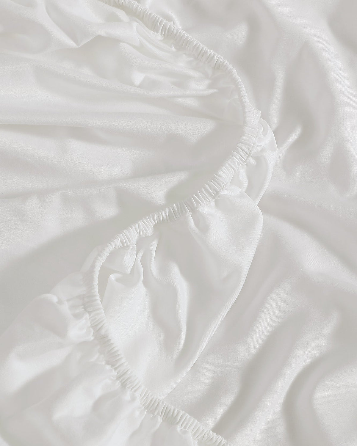 Luce Cotton Sateen Fitted Sheet