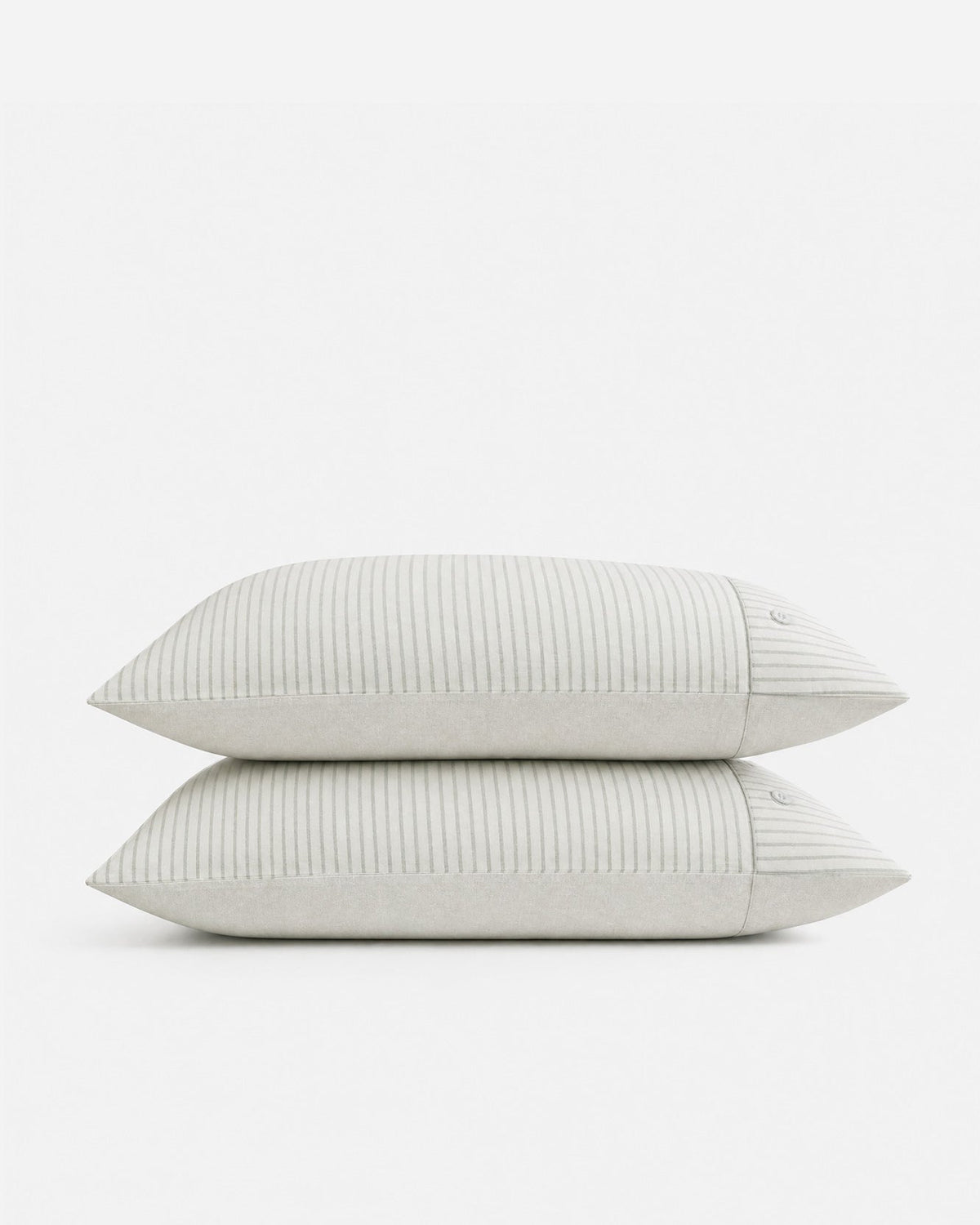 Salvia Reversible Cotton Mist Fitted Sheet Set
