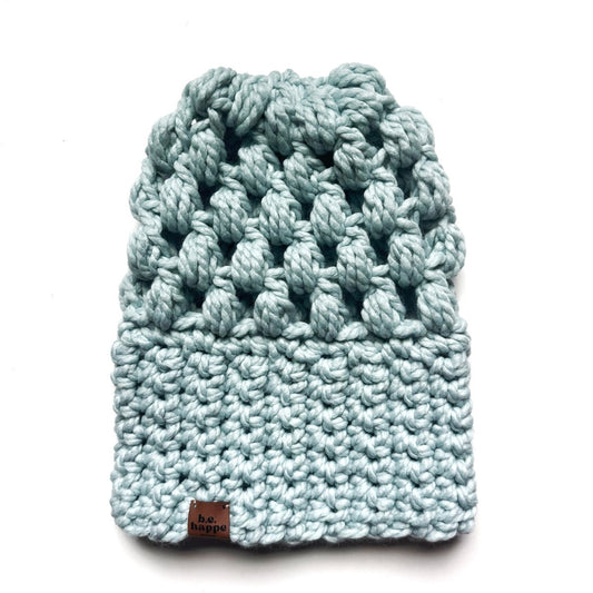 Women's Slouch Hat | Light Blue Slouchy Beanie